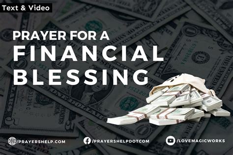 Prayer For A Financial Blessing Prayers Help