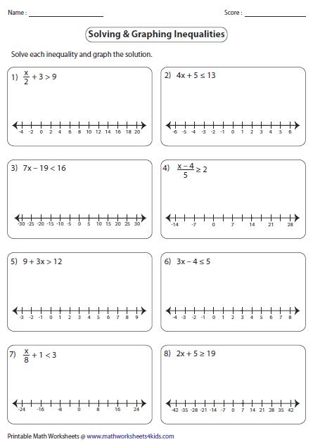 Solve the inequation, 3x11<3 where x∈{1,2,3,,10}. Two Step Inequalities worksheets