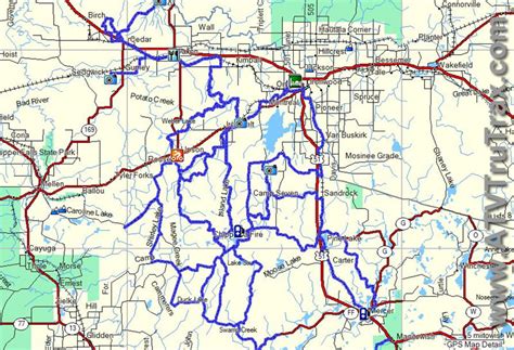 Iron County Trails Wi Iron County Atv Trail Maps