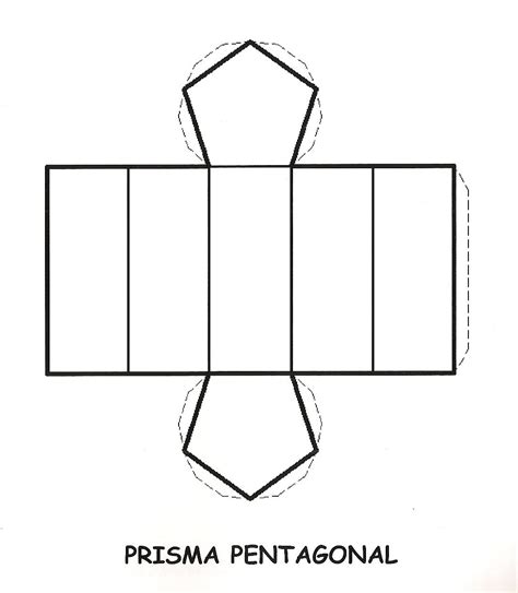 Prisma Hexagonal Para Recortar Y Armar Imagui