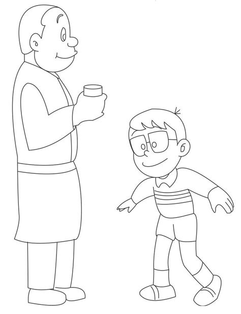Father Face Coloring Pages