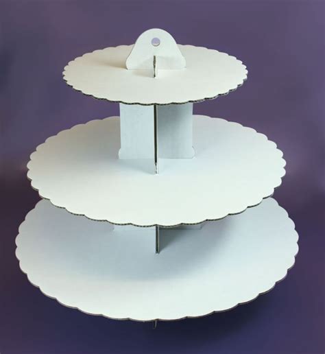 3 Tier White Cupcake Stand Sugar N Spice Cakes