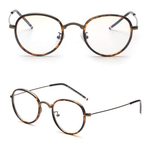 Round Metal Retro Vintage Full Rim Eyeglasses Frames Glasses S22102 Tb 106 New Ebay