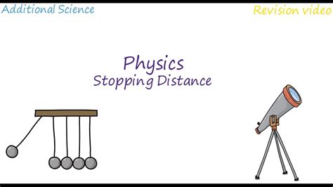 These are the three factors that make up total stopping distance: P2: Stopping Distance (Revision) - YouTube