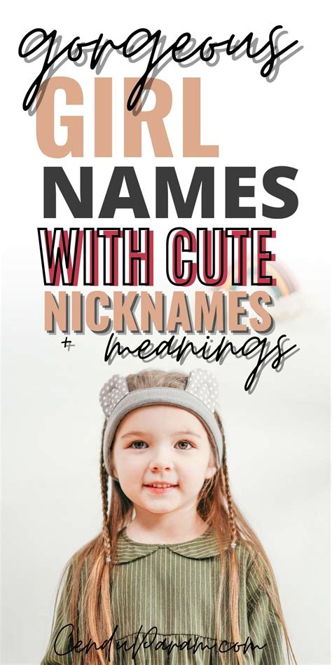 Girl Baby Names With Cute Nicknames You Ll Love Artofit