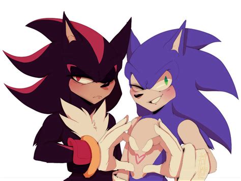 Heart~ Sonadow Fan Art 43018589 Fanpop