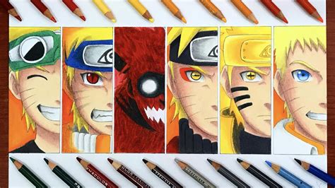 Evolution Of Naruto Characters Drawings