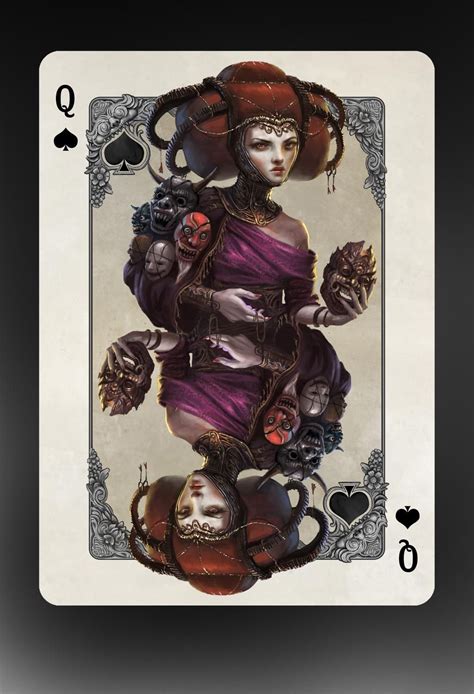 Queen Of Spades By Gerezon On Deviantart Queen Of Hearts Jack Of