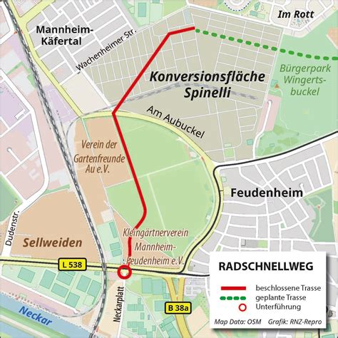 Radschnellweg im Naturschutzgebiet: Mannheimer Gemeinderat beschließt