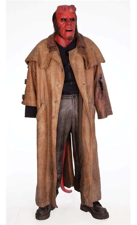 Signature Hellboy Costume With Animatronic Cable Actuated Tail From Hellboy