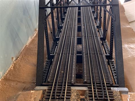 Double Track Heavy Duty Laced Truss Bridge Kit Ho Scale Model