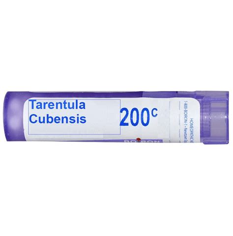 Boiron Tarentula Cubensis Multi Dose Approx 80 Pellets 200 Ch Buy Bottle Of 40 Gm Pellets At