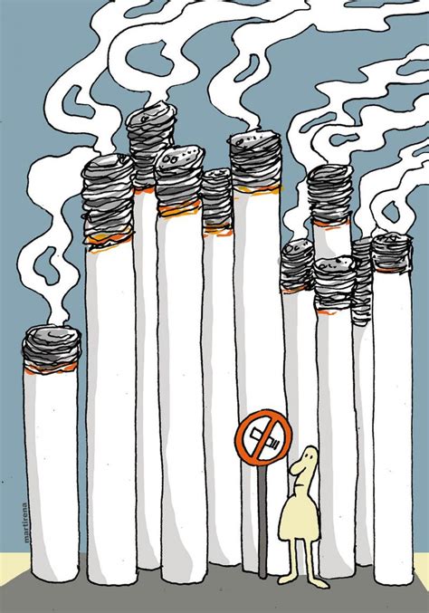 Passive Smoking Cartoon Movement