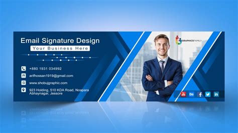 1 Best Free Modern Email Signature Design Template Psd Templates To