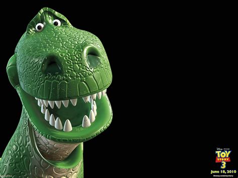 Rex the Dinosaur from Toy Story Desktop Wallpaper