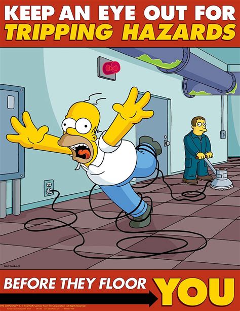 Keep An Eye Open For Tripping Hazards Before They Floor You Simpsons