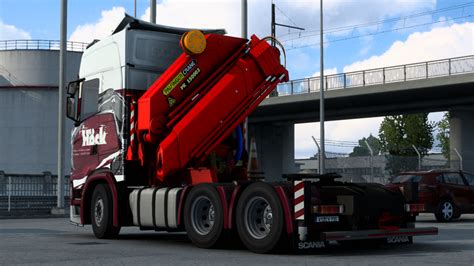 Ets2 Scania Ng Pgrs Crane Chassis Add Ons