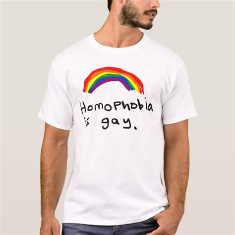 Homophobia Is Gay T Shirt Gay Pride Lgbt Lgbtq Rainbow Colorful