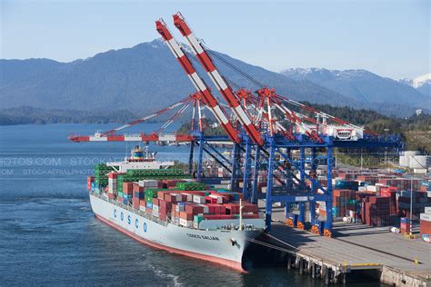 Aerial Photo Container Ship At Fairview Container Terminal