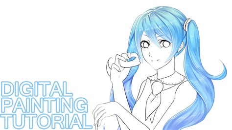 Tutorial How To Color Manga Hair Youtube