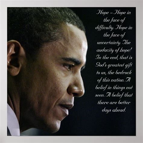Barack Obama Hope Poster Au