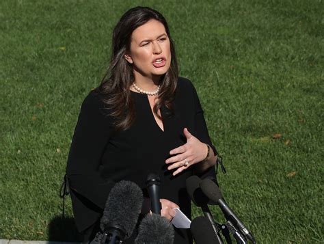 Sarah Sanders to Leave White House, Donald Trump Announces in