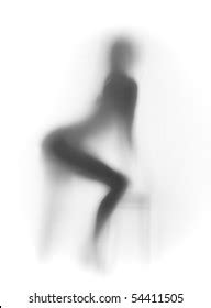 Sexy Nude Woman Silhouette Stock Photo Shutterstock