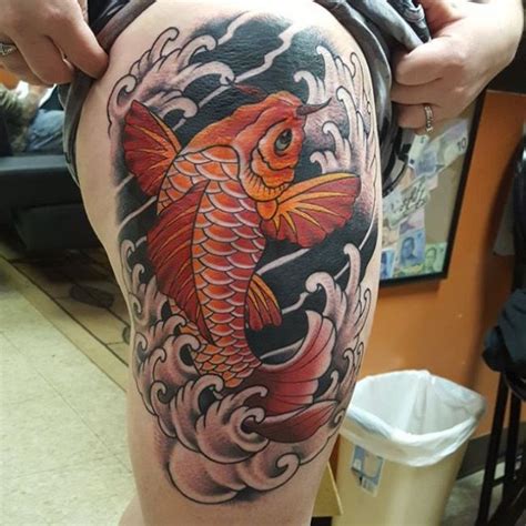 This time in just black ink but as you can see the shading work is impeccable. The 75 Best Koi Fish Tattoo Designs for Men | Improb