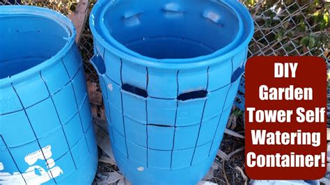 Diy Self Watering Container Using A 55 Gal Barrel Garden