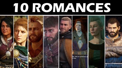 AC Valhalla All Romances Kissing Scenes Romanceable Characters List