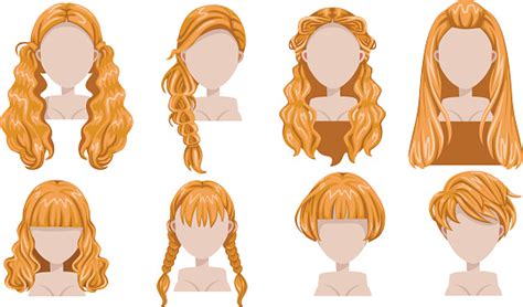 Cheveux Blonds Vecteurs Libres De Droits Et Plus Dimages Vectorielles
