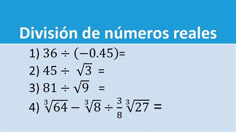 Operaciones De Numeros Reales Slingo