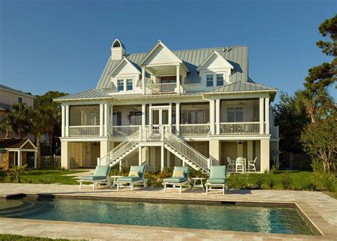 Https://techalive.net/home Design/custom Built Homes Of The Carolinas Waterfront Plan