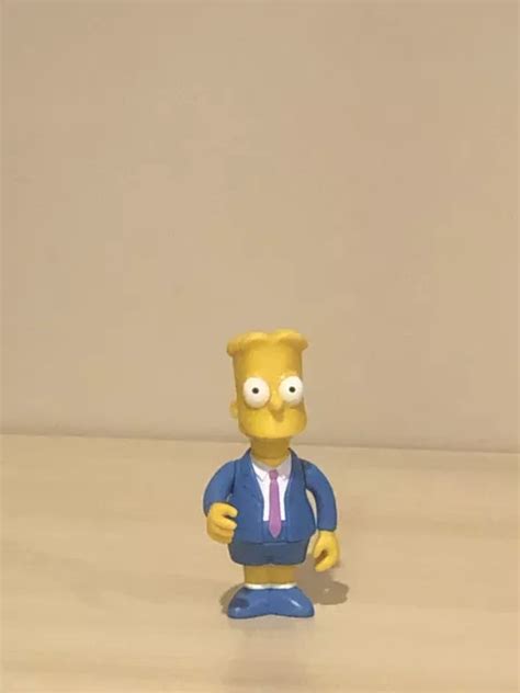 Playmates Simpsons World Of Springfield Figure Bart Simpson Blue Suit