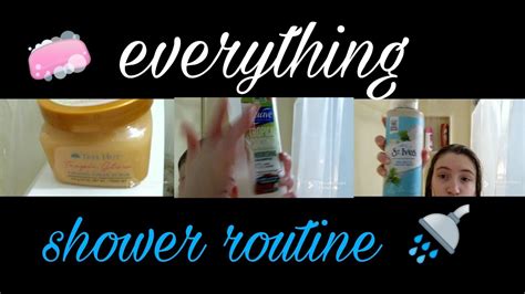 My Updated Everything Shower Routine Youtube