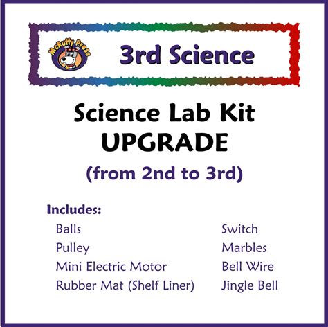 Third Grade Science Upgrade Lab Kit From 2 To 3 Mcruffy Press