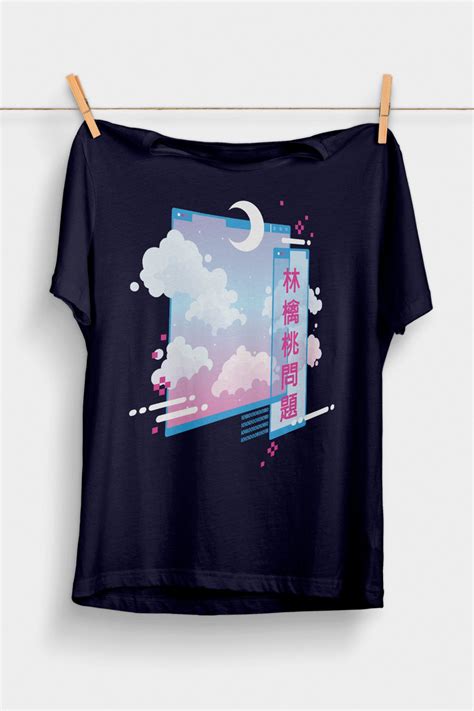 Aesthetic shirts, hats, sweatshirts, shoes, hoodies and many more. Vaporwave Aesthetic T-Shirt Pastel Goth Clothing Kawaii ...