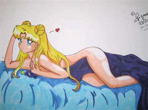 Rule 34 Bishoujo Senshi Sailor Moon Blonde Hair Blue Eyes Earrings