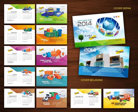 Imdesignart #coreldraw tuturial cara buat desain kalender download template kalender 2019 tutorial desain kalender dinding 2020 model 4 bulan dengan photoshop, free psd, mockup. Desain Kalender Keren dan Elegan Terbaru
