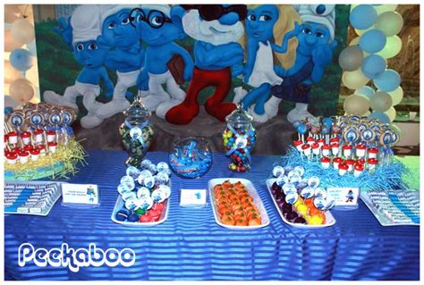 smurf party images  pinterest birthdays  smurfs  amazing cakes