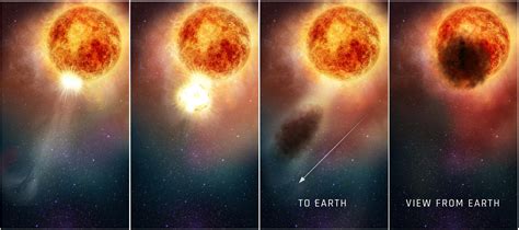 Hubble Finds Cause For Betelgeuses Mysterious Dimming Is Aging Red