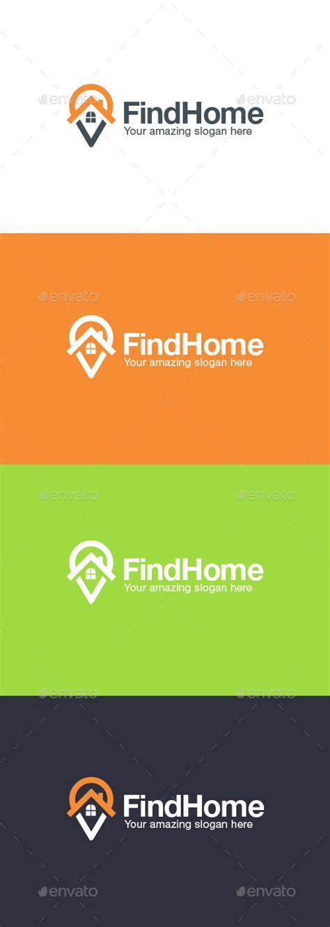 Home Finder Logo Template By Disenggolmodot Graphicriver