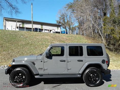 2021 Jeep Wrangler Unlimited Sahara Altitude 4x4 In Sting Gray Photo