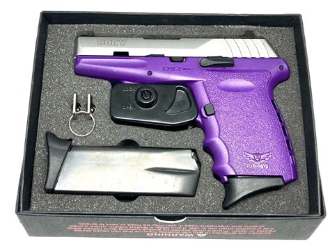 Sccy Cpx 2 Purple Stainless 9mm For Sale