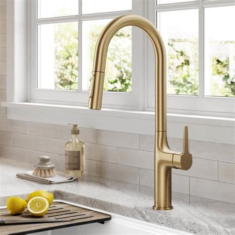 Kraus Kraus Oletto Tall Modern Pull Down Single Handle Kitchen Faucet