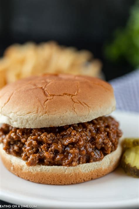 Easy Sloppy Joe Recipe With Bbq Sauce And Ketchup
