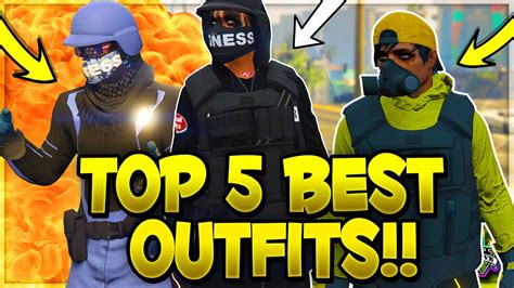 Gta 5 Online Top 5 Best Try Hard Outfits Rng Fremode