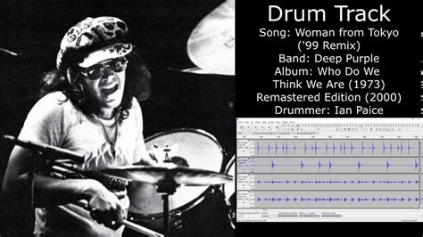 Woman From Tokyo 99 Remix Deep Purple • Drum Track Youtube