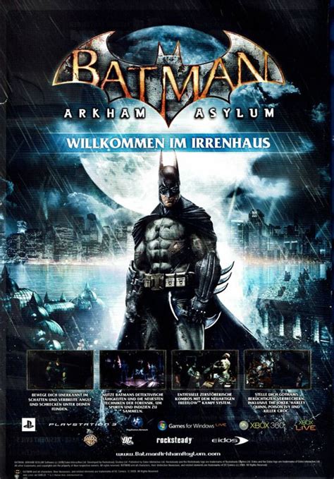 Batman Arkham Asylum Official Promotional Image Mobygames