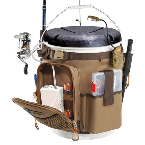 Wild River Wt3507 5 Gallon Tackle Bucket Organizer W Accessories And